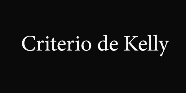 Criterio de Kelly
